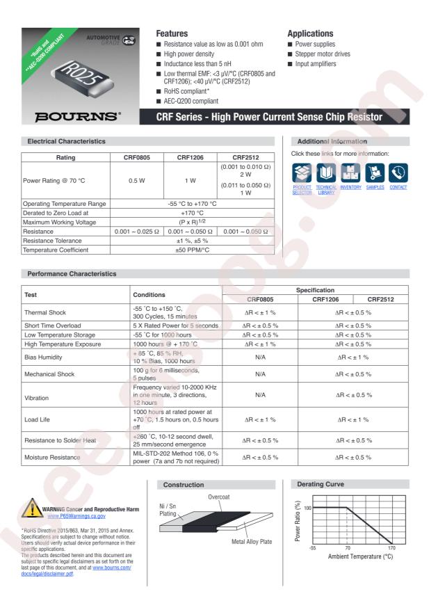 BOURNS CRF0805-FZ-R001ELF
