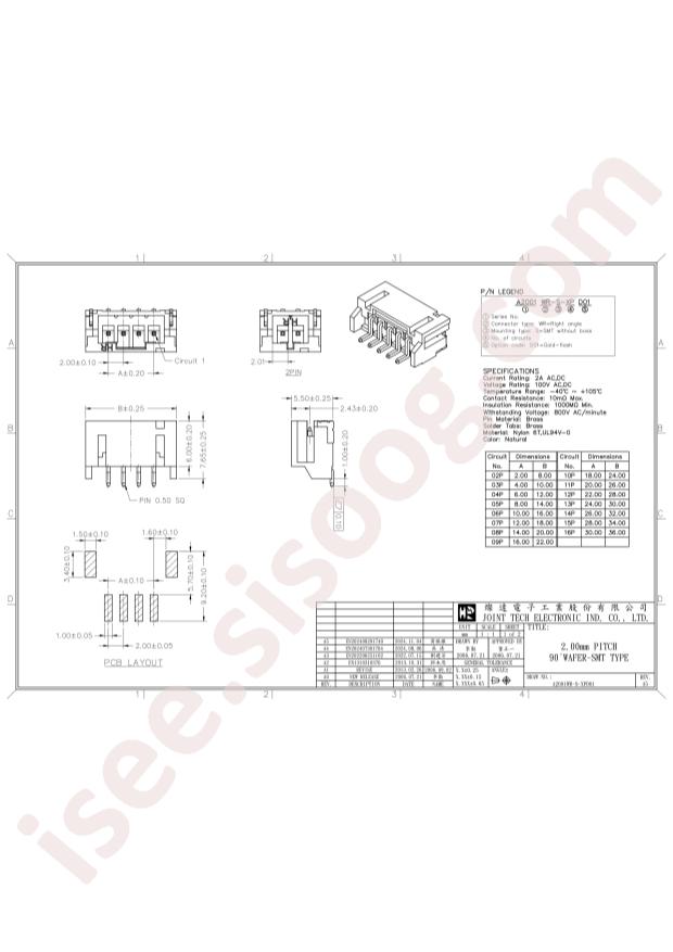Joint Tech Elec A2001WR-S-10PD01