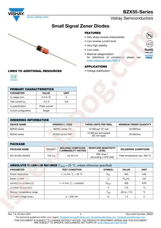 VISHAY BZX55C24-TR