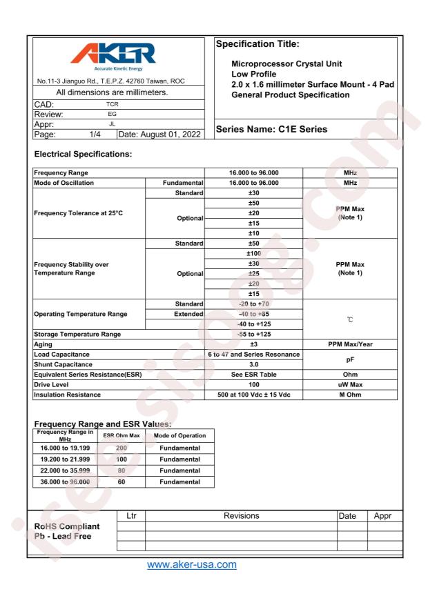 AKER C1E-24.000-10-1015-CT