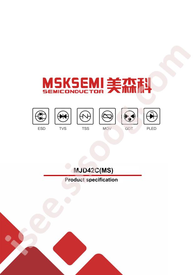 MSKSEMI MJD42C(MS)