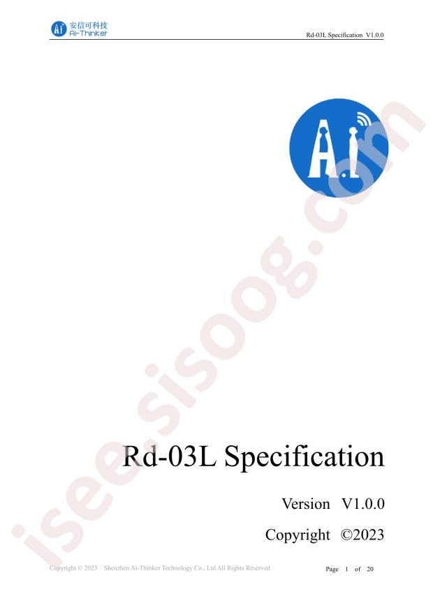 Ai-Thinker Rd-03L