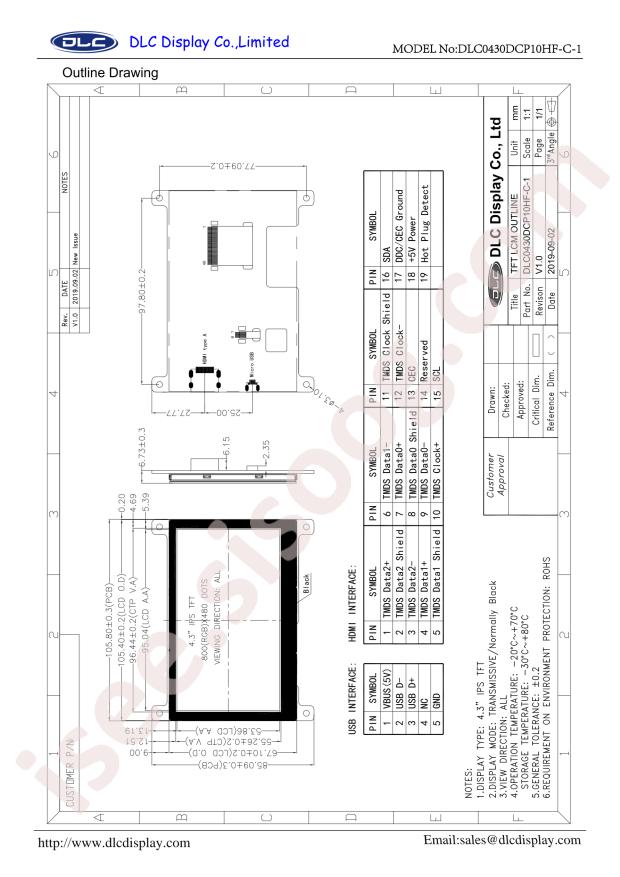 DLC Display DLC0430DCP10HF-C-1