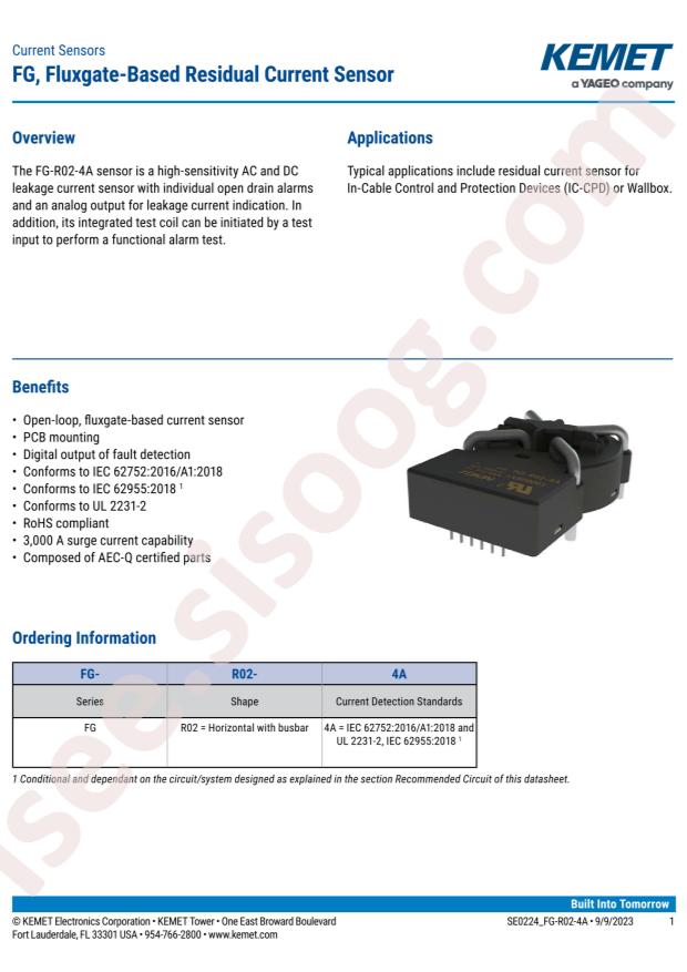KEMET FG-R02-4A