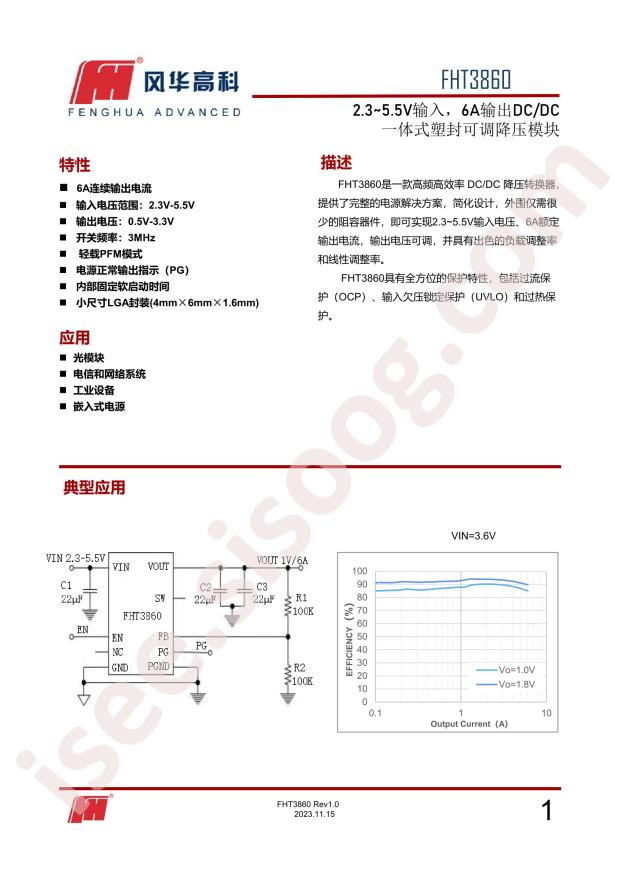 FH FHT3860IV#PBF