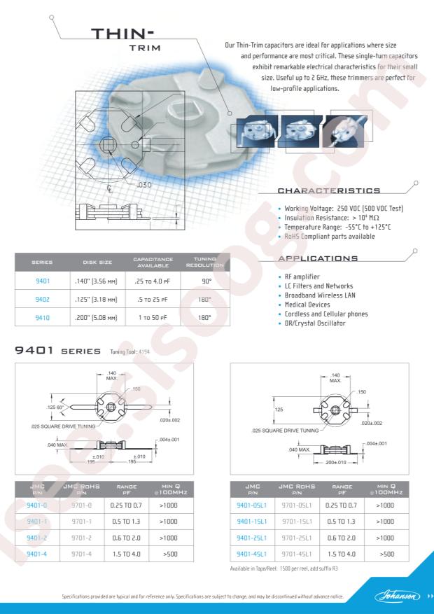 Knowles 9702-2SL-1