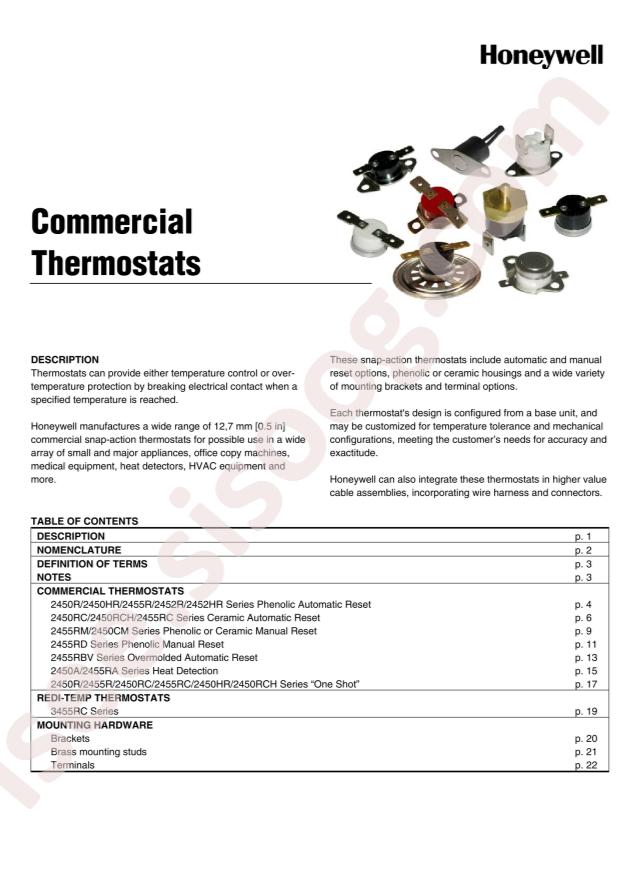 Honeywell 2455R--70040706