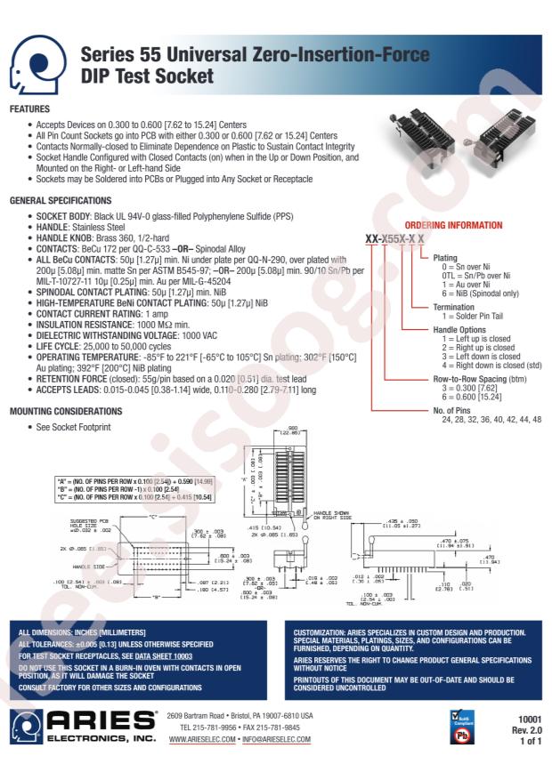 Aries Electronics, Inc. 42-6570-16