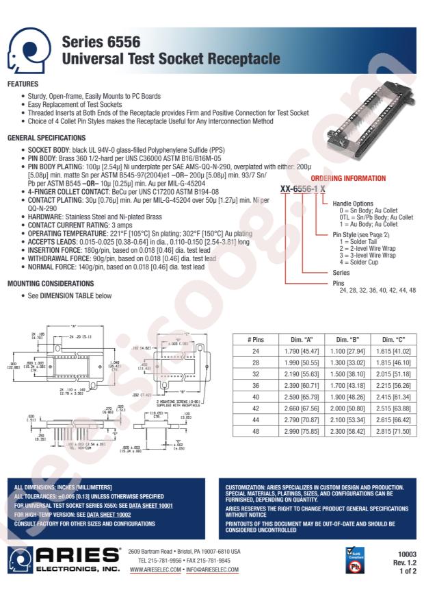 Aries Electronics, Inc. 24-6556-31