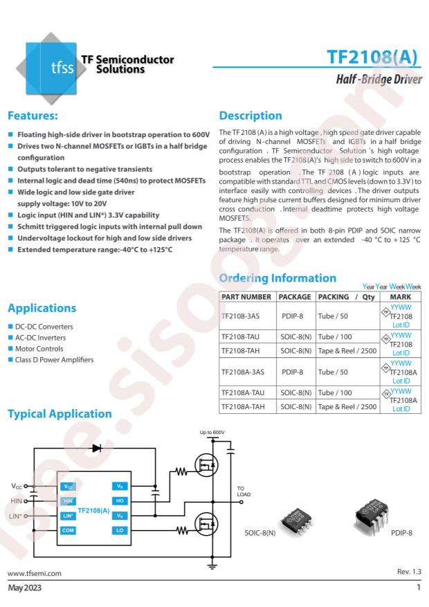 TFSS TF2108A-TAU