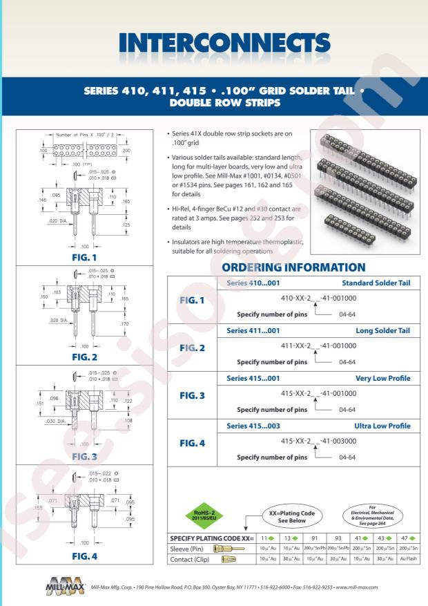 Mill-Max Mfg. Corp. 410-43-224-61-105000