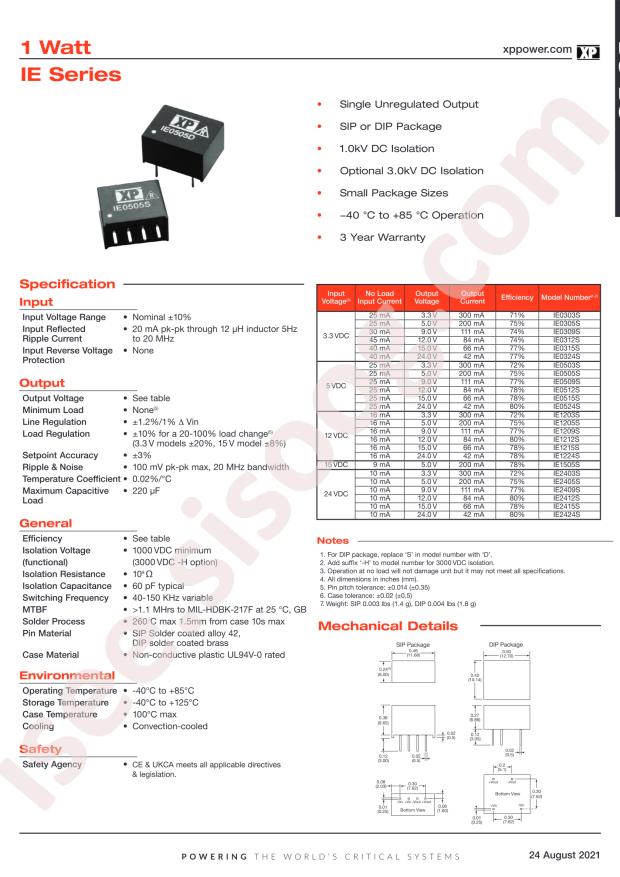 XP Power IE1209D