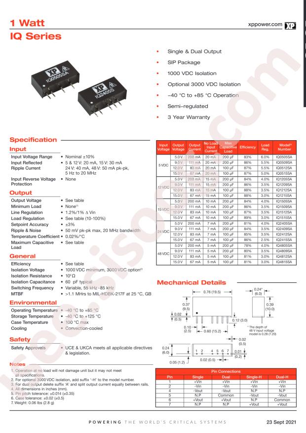 XP Power IQ2409SA