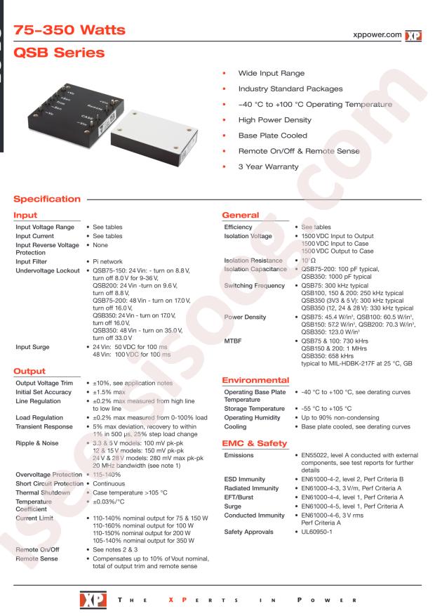 XP Power QSB7524S05
