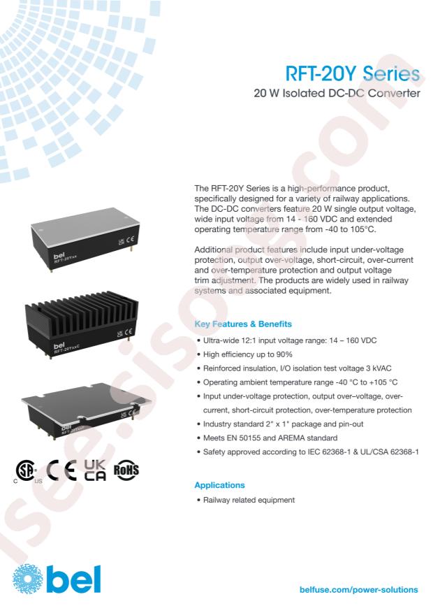 Bel Fuse RFT-20Y12
