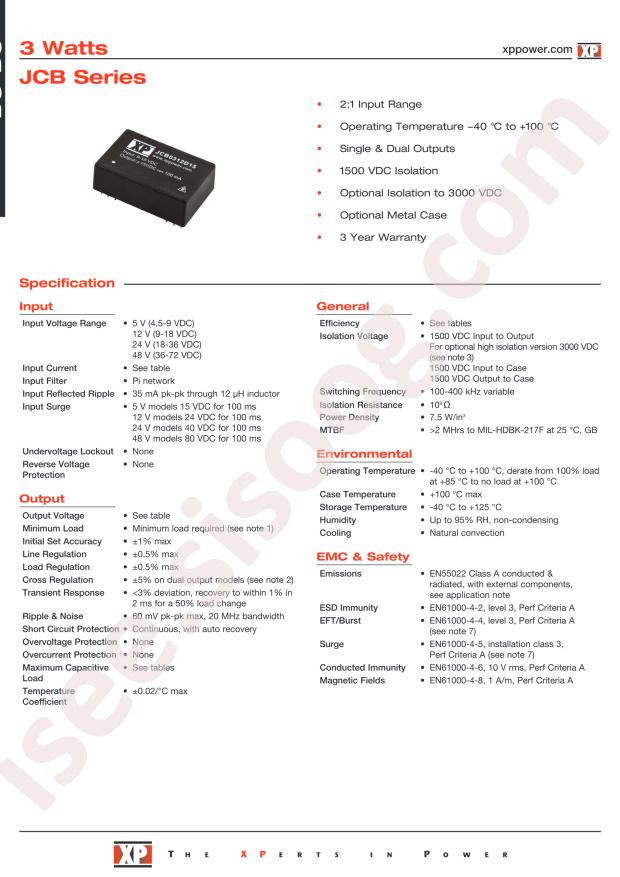 XP Power JCB0348S15