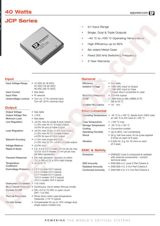 XP Power JCP4024T0315