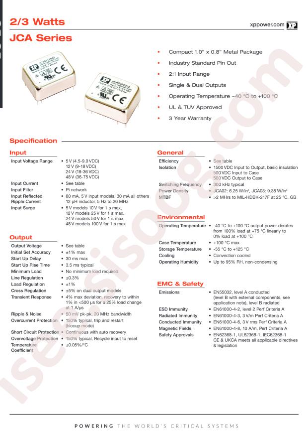 XP Power JCA0248D01