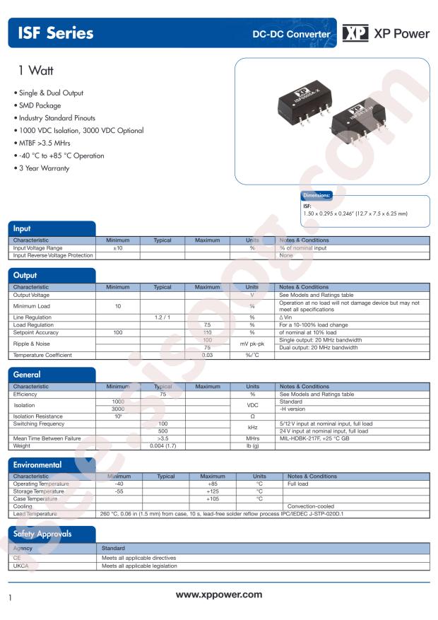 XP Power ISF0305A