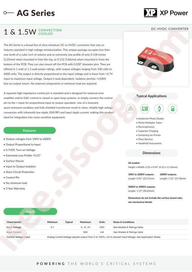 XP Power AG40P-5