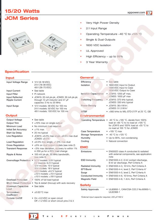 XP Power JCM2024S15