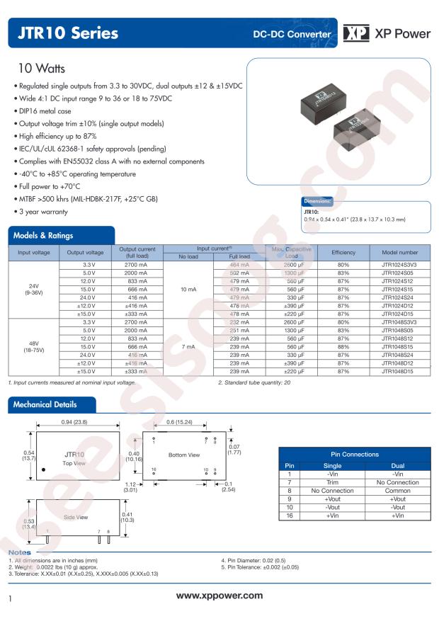 XP Power JTR1024S24