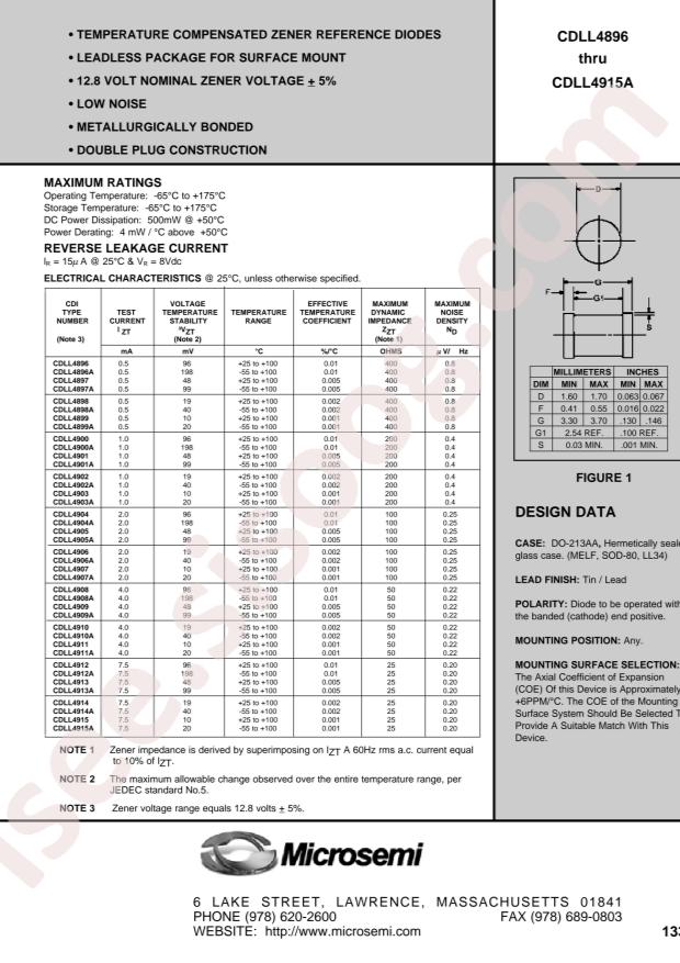 MICROCHIP CDLL4902A/TR