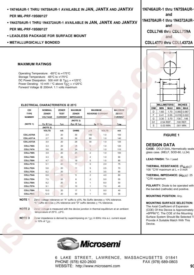 MICROCHIP CDLL756