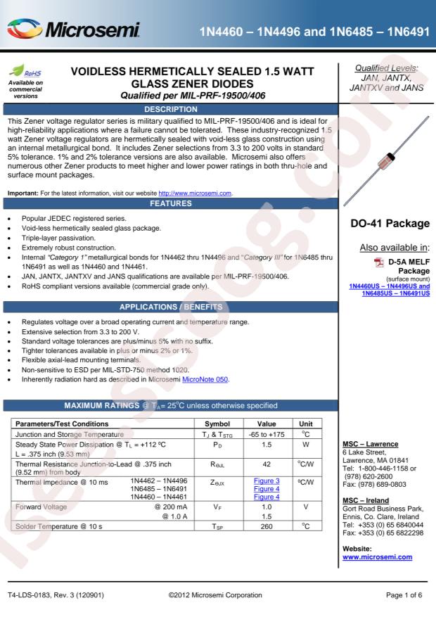 MICROCHIP CDLL4469/TR