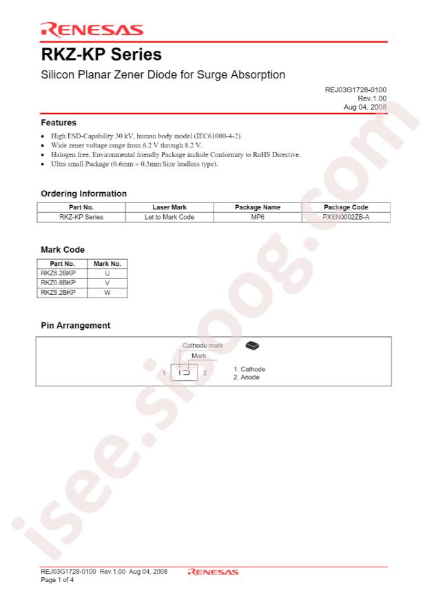 RENESAS RKZ6.8BKP#R5