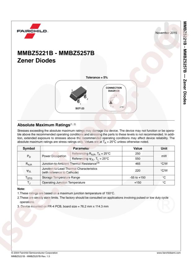onsemi MMBZ5227B