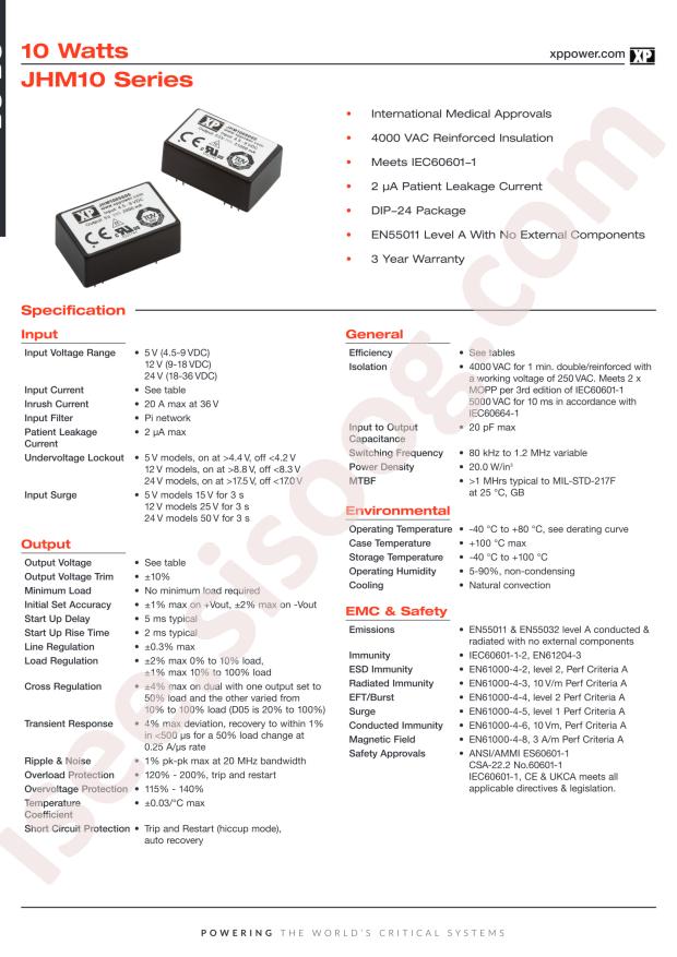 XP Power JHM1024S12