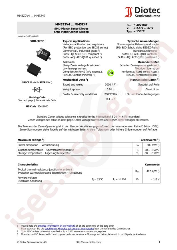 DIOTEC MM3Z5V1-AQ