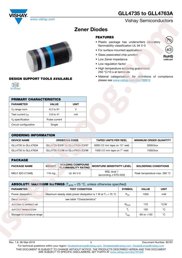 VISHAY GLL4735A-E3/96