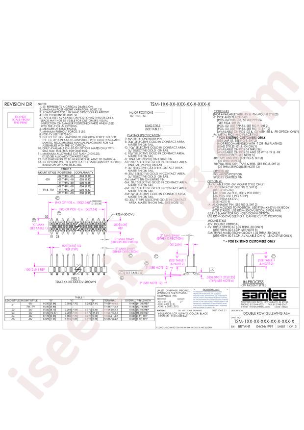 Samtec TSM-118-01-L-SH-K-TR