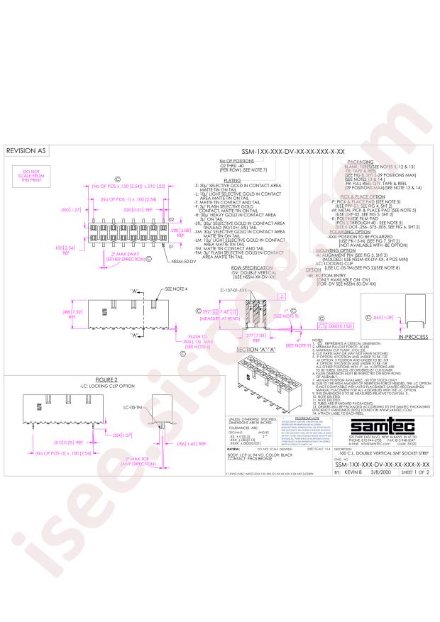 Samtec SSM-111-H-DV-LC