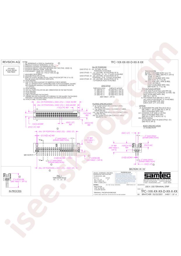 Samtec TFC-115-22-L-D-A-P
