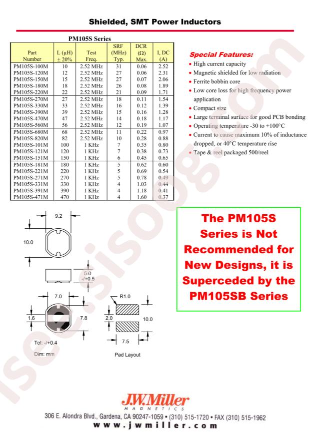 BOURNS PM105S-331M