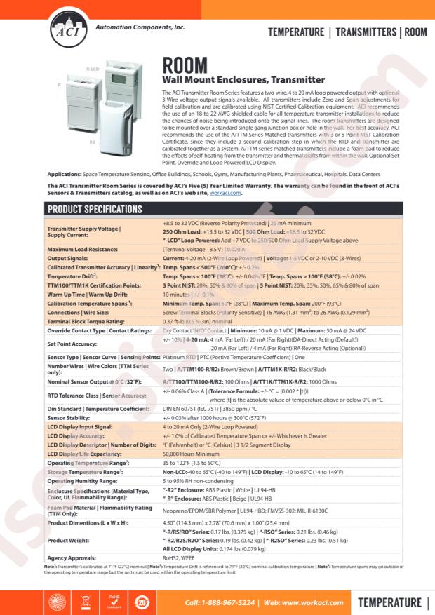 Automation Components, Inc. A/AN-RS-A14-B4