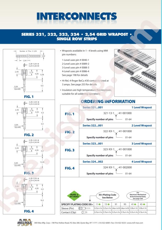 Mill-Max Mfg. Corp. 324-93-154-41-002000