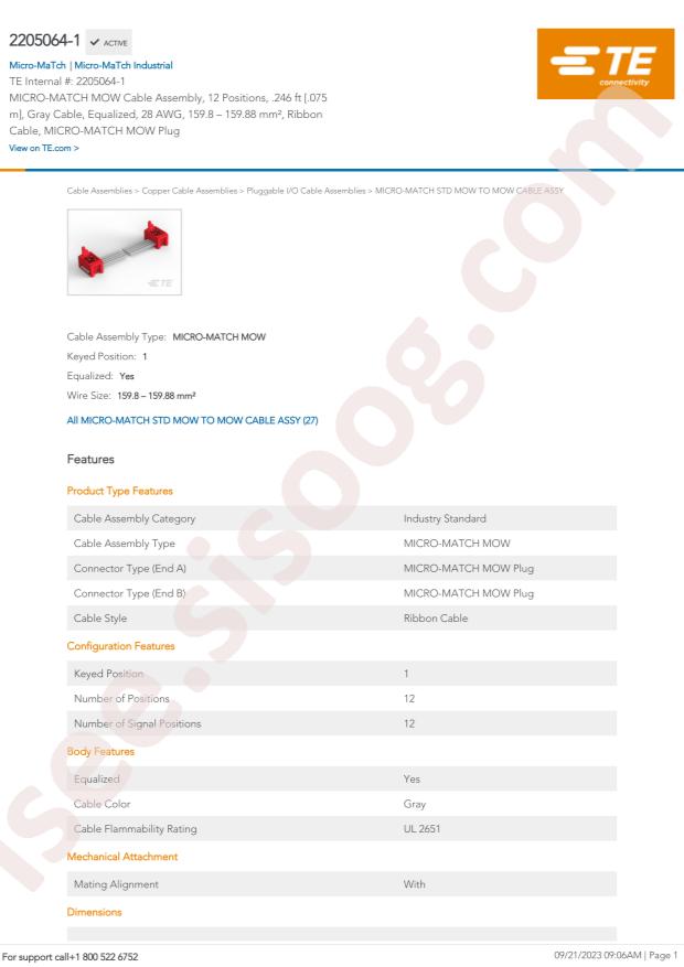 TE Connectivity 2205064-1