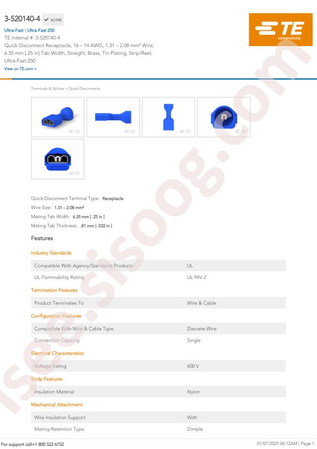TE Connectivity 3-520140-4