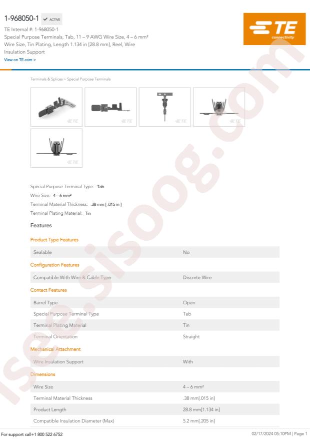 TE Connectivity 1-968050-1