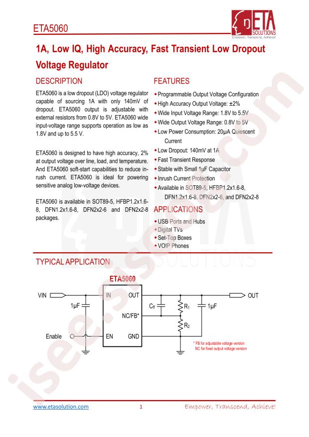 etasolution ETA5060V0DBI