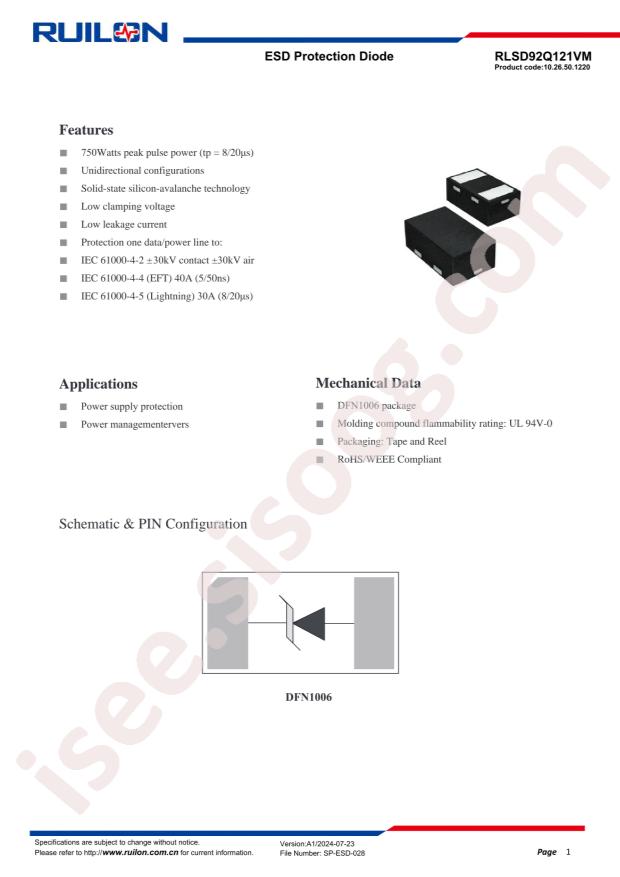 RUILON RLSD92Q121VM