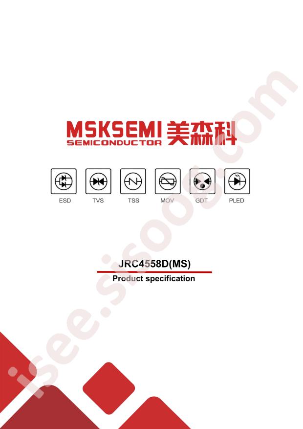 MSKSEMI JRC4558D(MS)