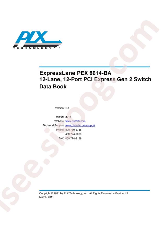 Broadcom PEX8614-BA50BCG