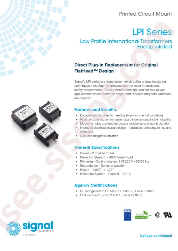 Bel Fuse 12-725-LPI