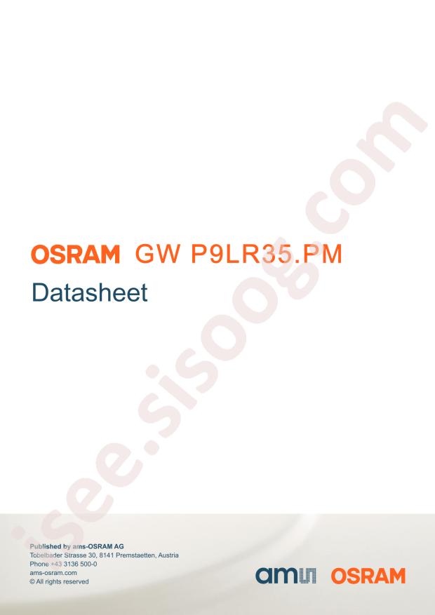 OSRAM GW P9LR35.PM-M4M8-XX55-1-180-R18
