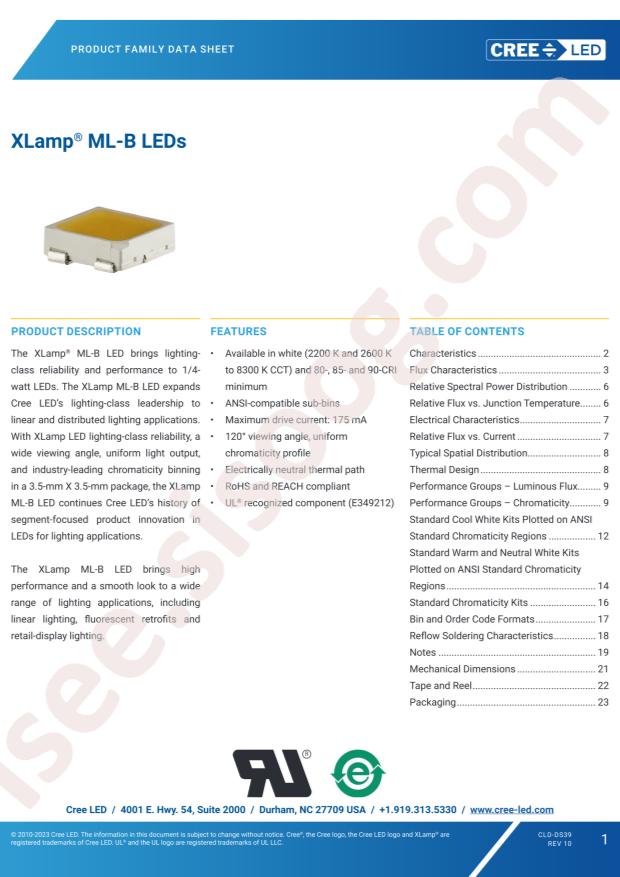 CREE LED MLBAWT-A1-0000-000W50